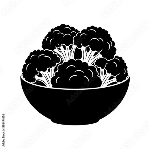 Fresh bowl of broccoli