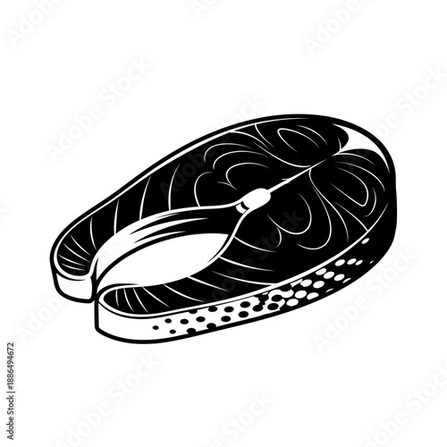 Black and white marble pattern bangle