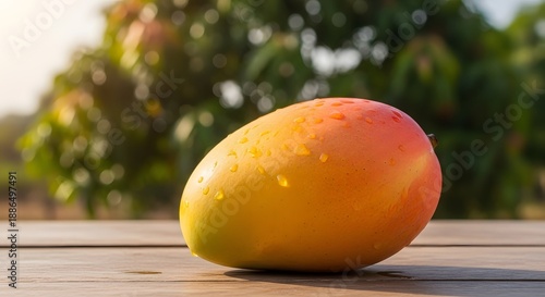 manggo in the garden