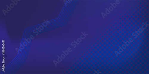 halftone with blue-green gradient, abstract background pattern, neon light reflecting walls and floor modern art pattern lines wave