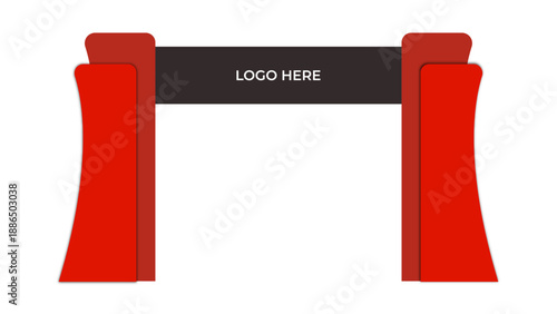 Gate entrance gate start finish for run