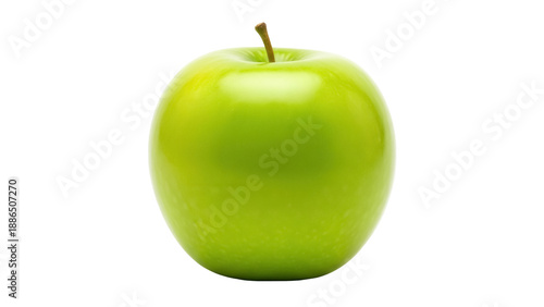 Foto Fresh Granny Smith apple PNG isolated on transparent background, vibrant green f