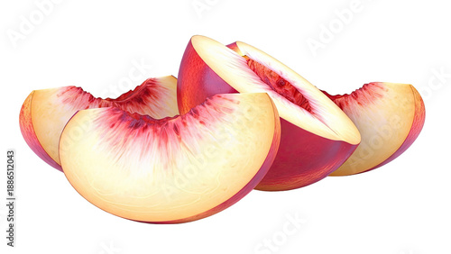 Sliced Peaches Arrangement
