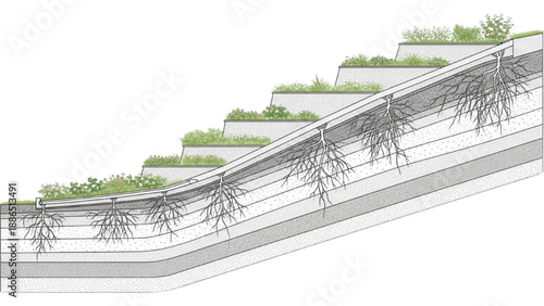 Green Roofs and Terraced Gardens Sustainable Urban Landscaping Design