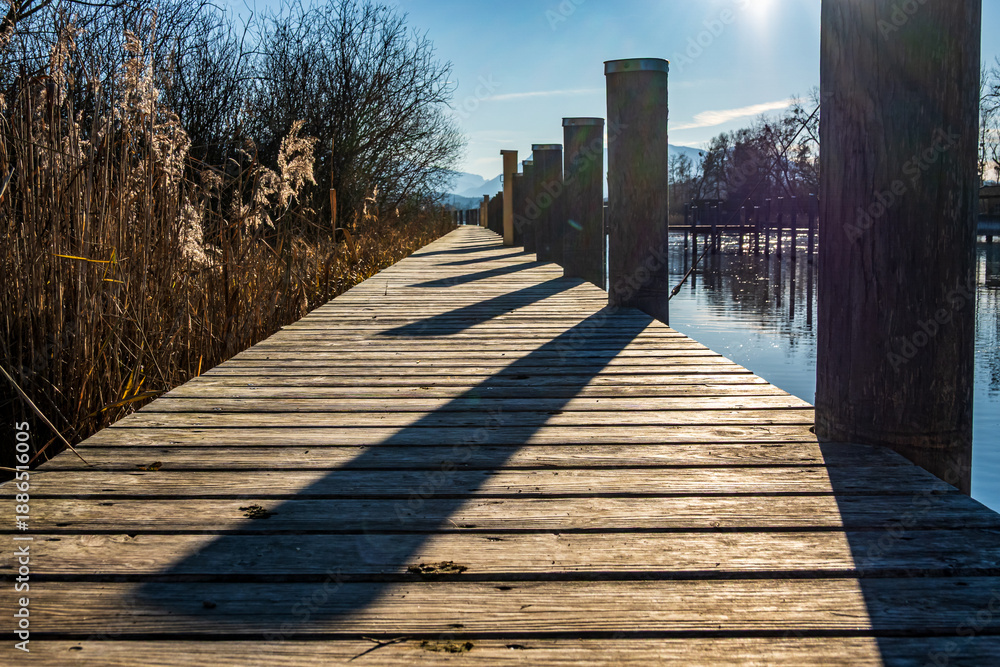 Fototapeta premium lake chiemsee in bavaria