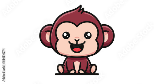 Photography Cartoon monkey character illustration