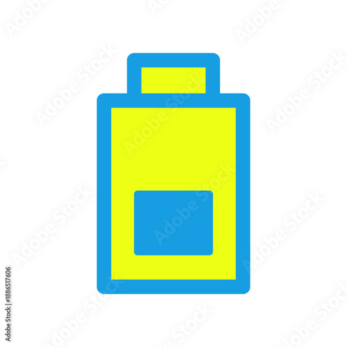 電源残量が半分のデバイス用バッテリーアイコン