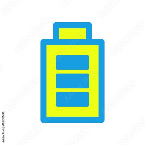 フルチャージ状態の電源バッテリーアイコン