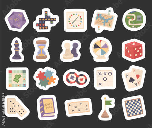 Board game set in scandinavian style featuring dice cards puzzles strategy elements classic tabletop entertainment chess maze tokens timer play