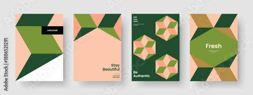 Modern Business Presentation Layout. Geometric Flyer Template. Isolated Book Cover Design. Background. Banner. Report. Poster. Brochure. Magazine. Notebook. Advertising. Pamphlet. Leaflet. Handbill