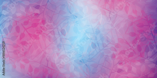 Abstract watercolor background with vibrant pink purple and blue hues creating a dreamy texture.