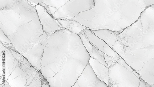 Seamless White Marble Texture with Gray Cracks. Premium White Marble Surface Background
