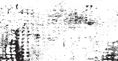 Abstract black and white monochrome grunge texture with irregular distressed patterns for creative design backgrounds