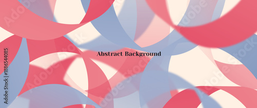 Abstract gradation background semicircle pattern with blue and pink color gradation. For business card, presentation, brochure, banner, and wallpaper.