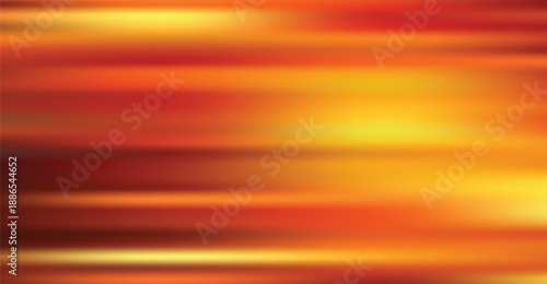 Dynamic abstract background with fiery orange, red, and yellow horizontal motion blur for vibrant energetic design