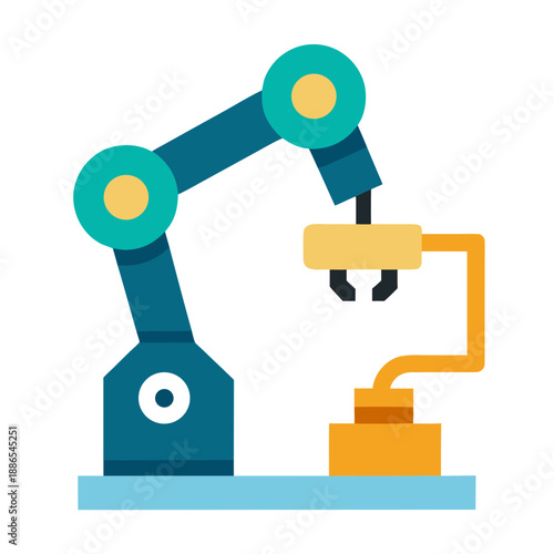 Industrial robot arm assembling machine