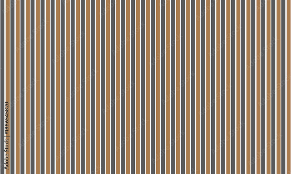 Obraz premium Seamless vertical stripes pattern in brown grey and white geometric background vector