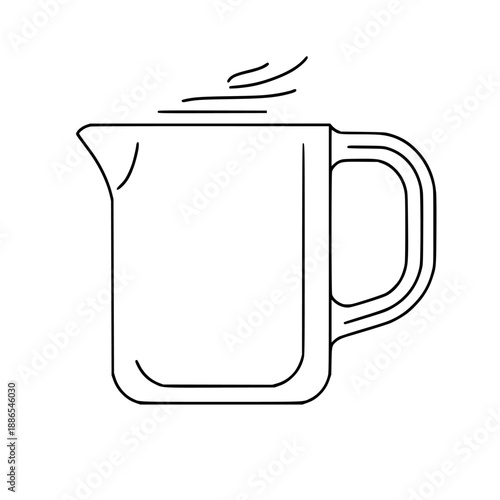 Pour-Over Perfection: Art Brewing | Clean, isolated vector art for creative projects.
