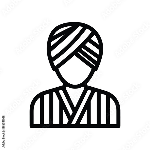 Person Wearing Turban Icon