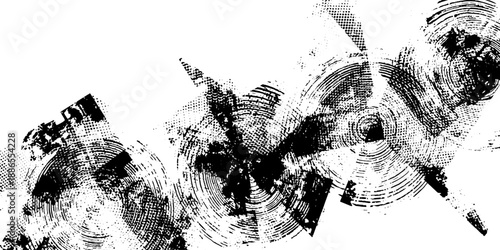 Vector Glitch Distorted Grunge Layer with Defect Shapes and Halftone Dot Texture
Abstract error noise overlay featuring broken geometry, digital distortion, and gritty halftone effects.