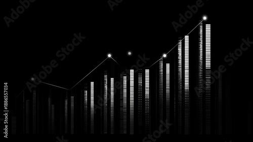 Abstract Chart Illustration Depicting the Secret Drivers of Market Share Growth