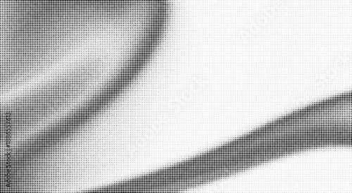 Abstract black and white halftone pattern