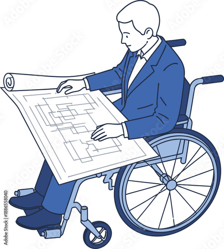 3D blue hand holding megaphone announcing message or promotion vector illustration flat design scalable graphic