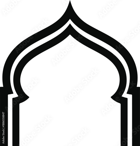 vector illustration of a white house