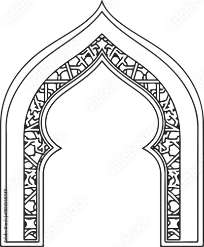 vector illustration of a decorative frame