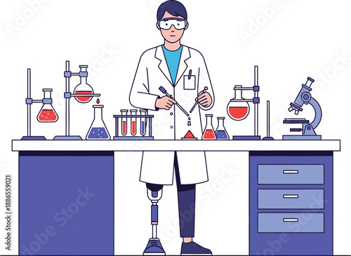 Minimalist split background blue and white modern contrast vector illustration flat design graphic art