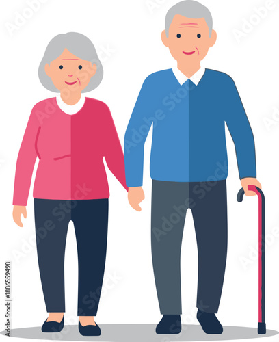 Woman wearing high heel shoe stepping forward minimalist fashion vector illustration flat design