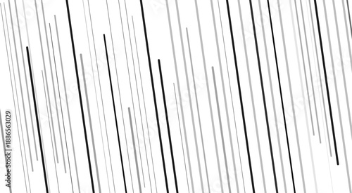 Background of speed lines for comic books. Black lines on a white background. Vector illustration