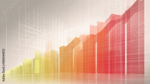 Abstract Business Chart Display Illustrating the Secret Strategies of Content Marketing