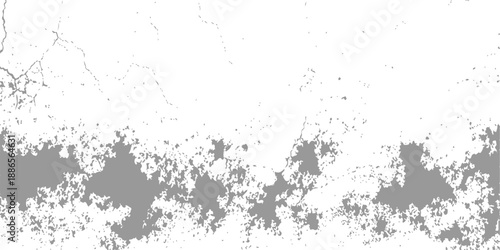 Abstract grunge design featuring a dark black ink splat and watercolor splatter pattern on a dirty paper texture background with an artistic vector border frame illustration