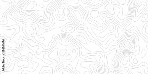 Seamless topography map area vector topo paper lines. Topographic contour lines grid map pattern design. Geographic mountain relief. Contour maps. Topo contour paper map design.