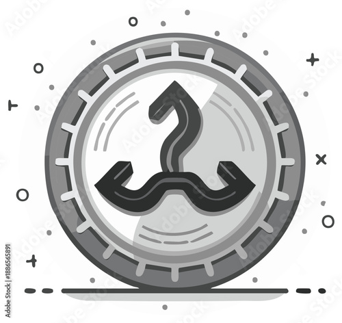 Wallpaper Mural Circular Icon with Three Arrows Pointing in Different Directions Symbolizing Choice Torontodigital.ca