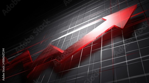 Abstract Chart Graphic Illustrating Business Success Fundamentals Through Modern Data Visualization and Strategic Insight Symbols