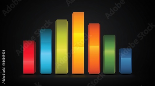 Abstract Chart Composition Visualizing Business Success Secrets with Minimalist Trend Analysis and Professional Data Insight Design