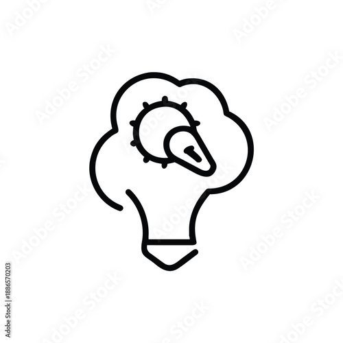 Generate a brand identity outline starting from core values and brand vision Vector illustration