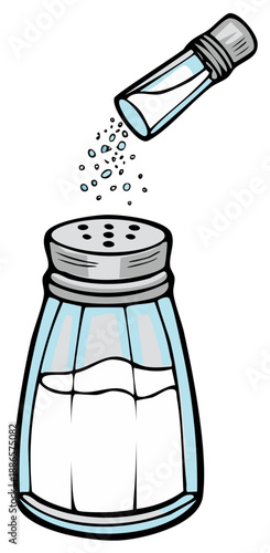 Shaker Pouring Salt for Seasoning Food, Condiment Bottles Saltshaker, Spices