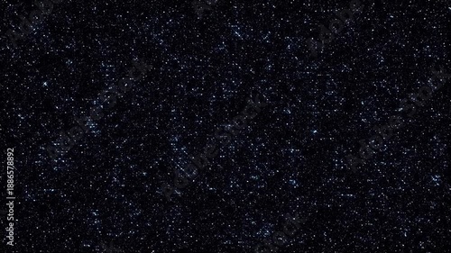 Flying Through Deep Space Starfield at High Speed – Sci-Fi Galaxy Travel, Moving Stars on Black Cosmic Universe Seamless Loop