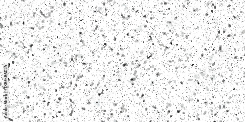 Black and white interior cement concrete terrazzo rock surface design. Overlay abstract quartz rock smooth wall concrete polished terrazzo mosaic endless flooring grunge pavement ceramic texture.