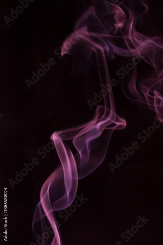 Purple swirling smoke