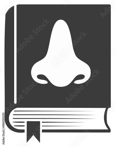 Human Nose Anatomy Guide: Learning About Smell, Structure and Respiratory System, Gray Medical Book