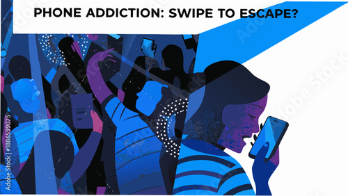 People engrossed in their phones highlighting modern technology s impact on social interaction