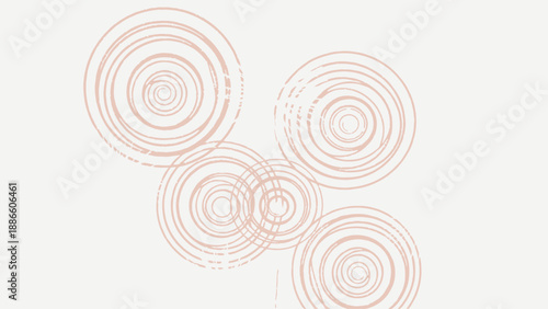 Abstract circle pattern on a soft pastel background.