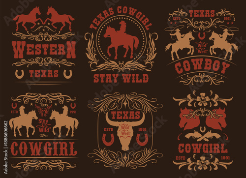 Western cowboy designs