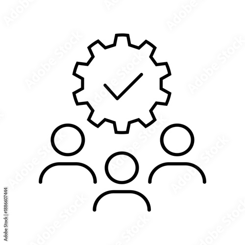 Maintenance vector icon. Technical support Illustration sign. Installing updates symbol. Bow logo.