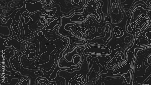 Trendy modern background and texture. Topographic multicolored linear background for design. 