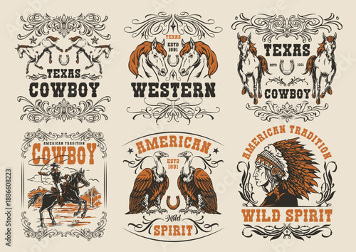 Texas cowboy spirit designs